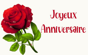 Gif animé joyeux anniversaire roses